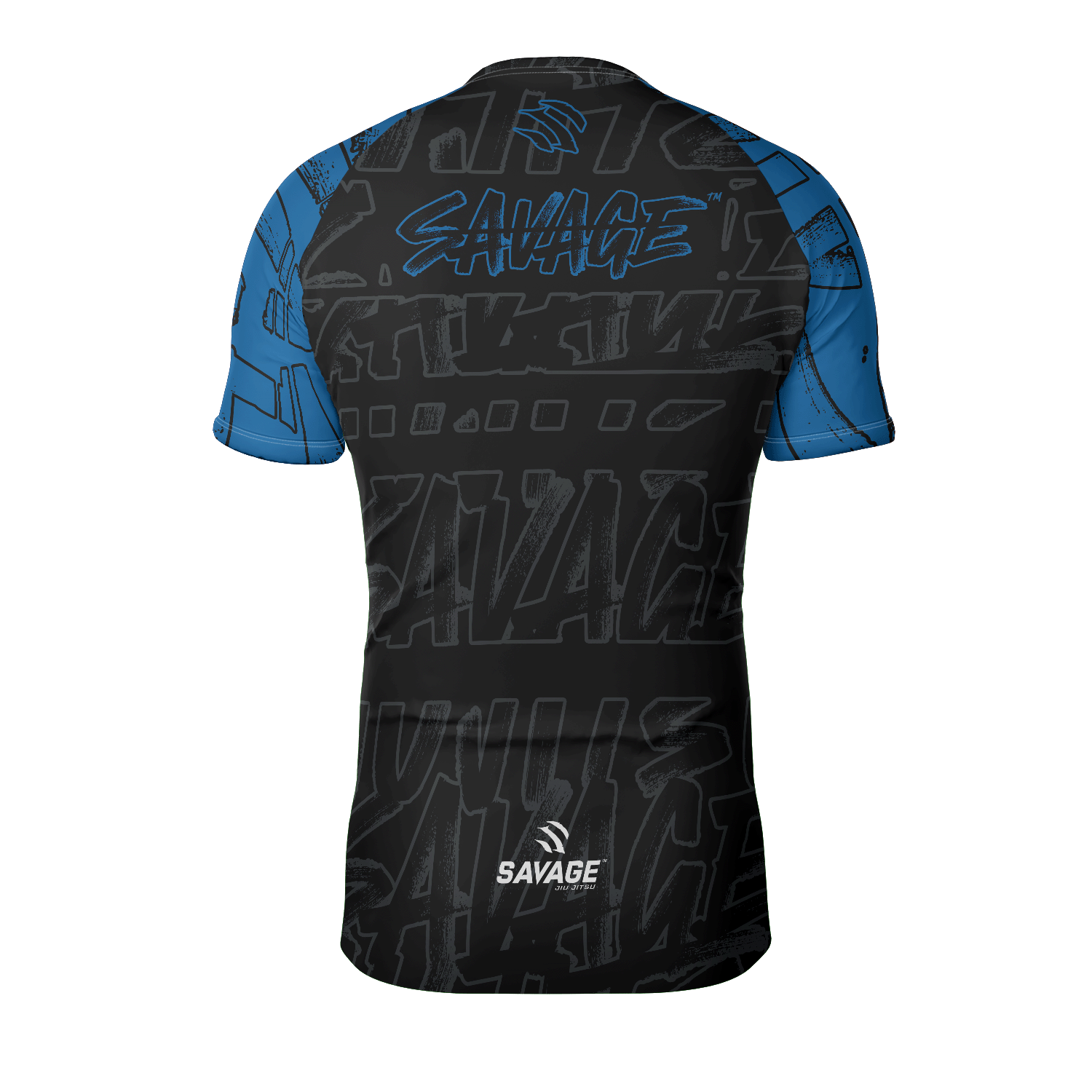 Savage Ranked Rash Guard - Blue