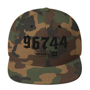 Kāneʻohe 96744 Green Camo hat — Printful front