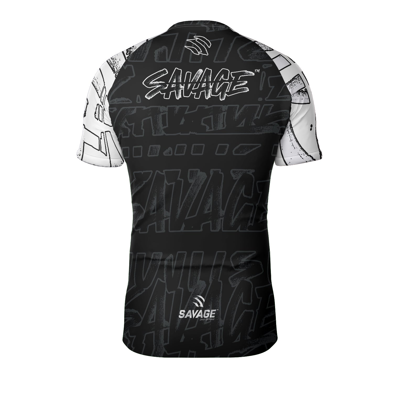 Savage Ranked Rash Guard - White