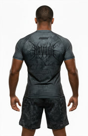 Savage Black Knight Crystal Dyed Rashguard