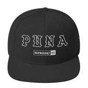 Puna Snapback Hat — Black — front view