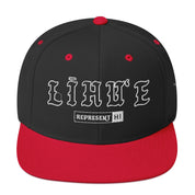 LīhuʻE Snapback Hat — Black/ Red — front view