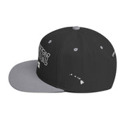 Upcountry Snapback Hat — Black/ Silver — left side view