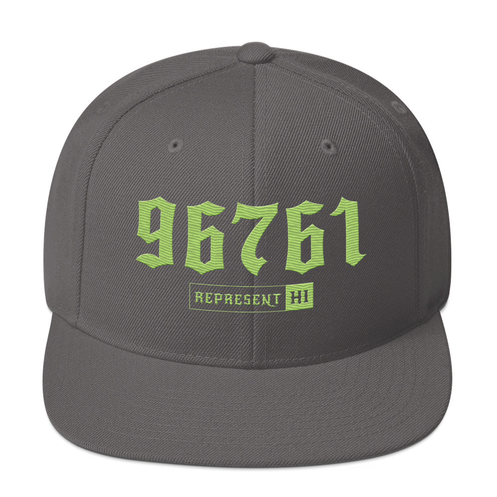 Lime hat — Printful Front