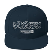 Nānākuli Snapback Hat — Dark Navy — front view