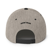 Puna Snapback Hat — Heather/Black — back view