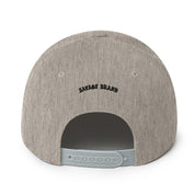 HonokaʻA Snapback Hat — Heather Grey — back view