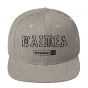 Waimea Snapback Hat — Kauaʻi — Heather Grey — front view