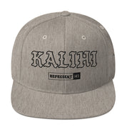 Kalihi Snapback Hat — Heather Grey — front view