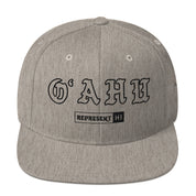 Oʻahu Snapback Hat — Heather Grey — front view