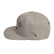Hilo Snapback Hat — Heather Grey — left side view