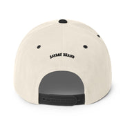 Waimea Snapback Hat — Hawaiʻi Island — Natural/ Black — back view