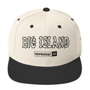 Big Island Snapback Hat — Natural/ Black — front view