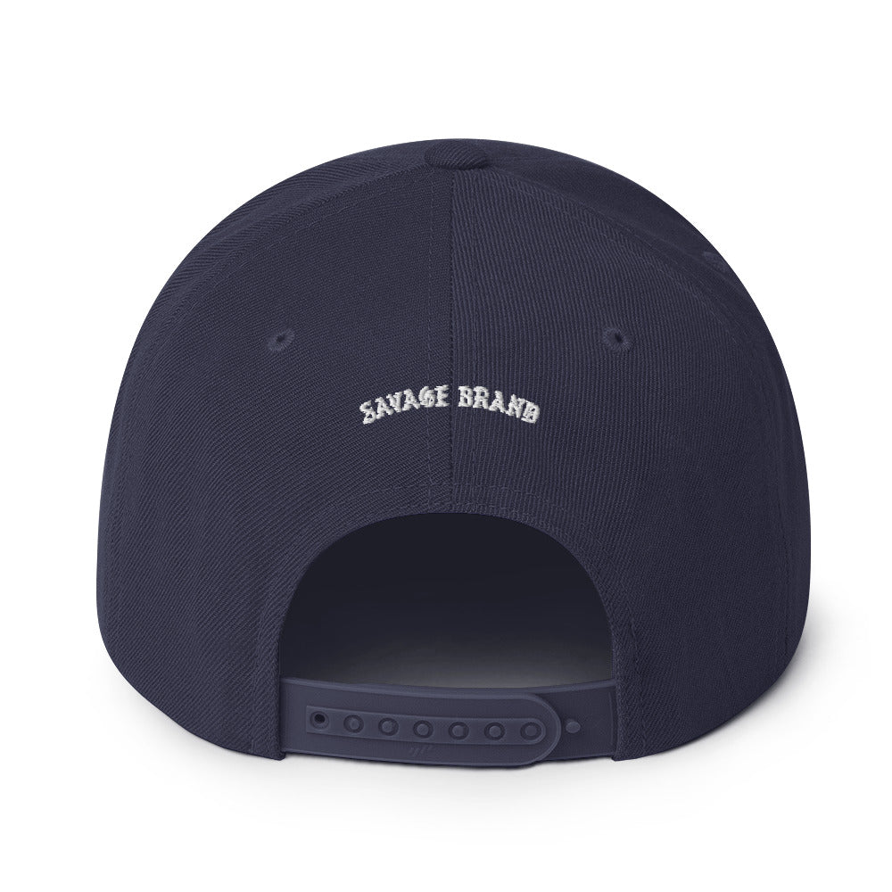 ʻEwa Beach Snapback Hat — Navy — back view