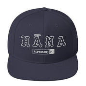 Hāna Snapback Hat — Navy — front view