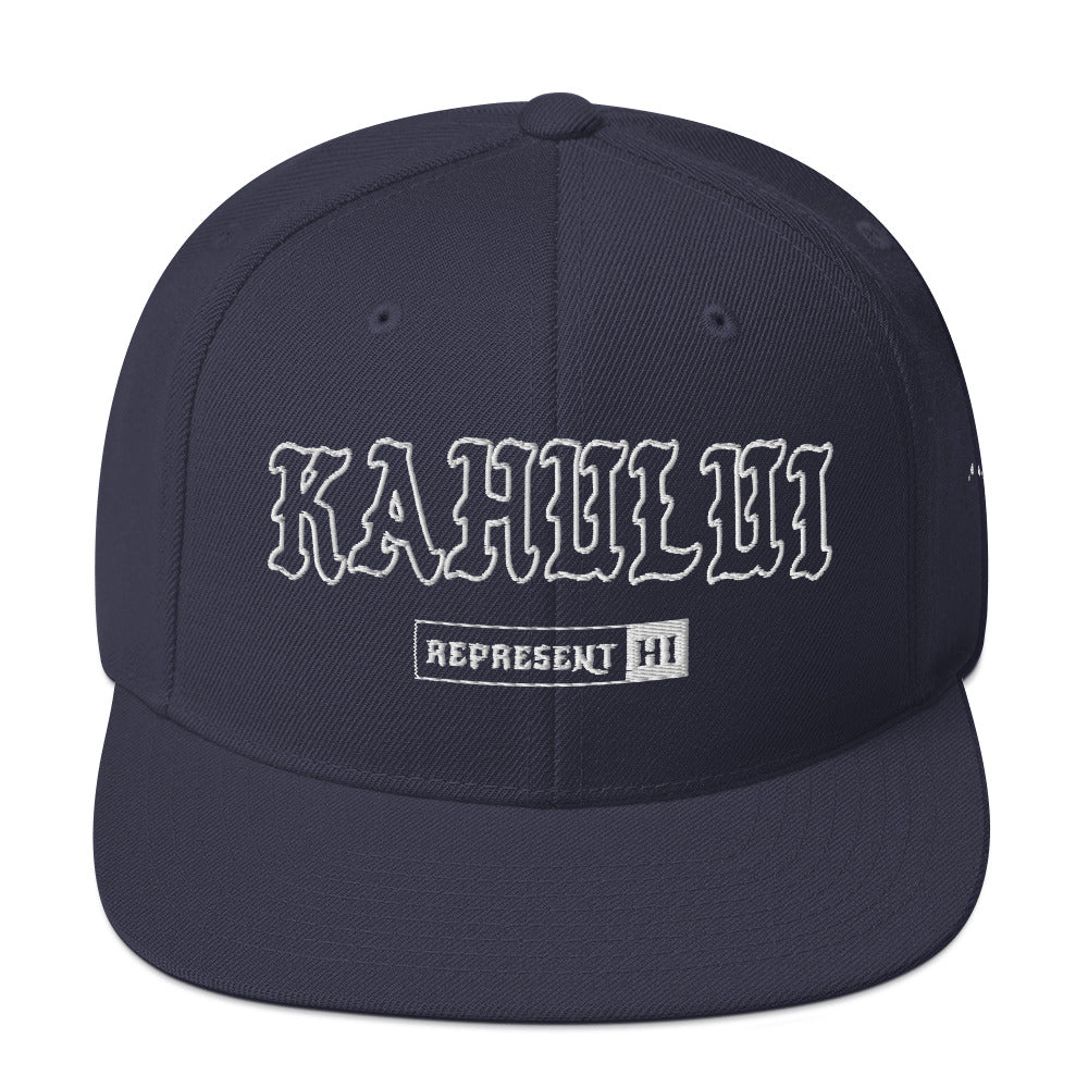 Kahului Snapback Hat — Navy — front view