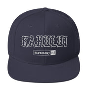 Kahului Snapback Hat — Navy — front view