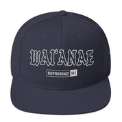 WaiʻAnae Snapback Hat — Navy — front view