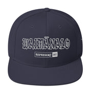 Waimānalo Snapback Hat — Navy — front view