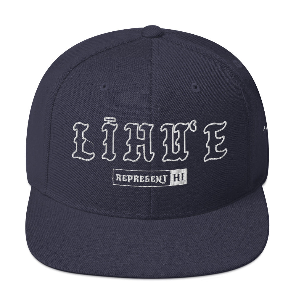 LīhuʻE Snapback Hat — Navy — front view