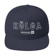 Kōloa Snapback Hat — Navy — front view