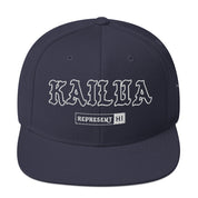 Kailua Snapback Hat — Navy — front view
