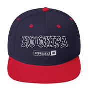 HoʻOkipa Snapback Hat — Navy/ Red — front view