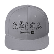 Kōloa Snapback Hat — Silver — front view