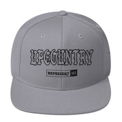 Upcountry Snapback Hat — Silver — front view