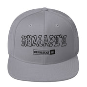 KualapuʻU Snapback Hat — Silver — front view