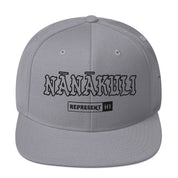 Nānākuli Snapback Hat — Silver — front view