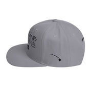 HaʻIkū Snapback Hat — Silver — left side view