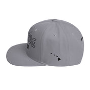WaiʻAnae Snapback Hat — Silver — left side view