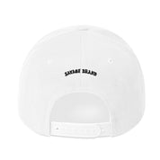 ʻEwa Beach Snapback Hat — White — back view
