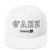 Oʻahu Snapback Hat — White — front view