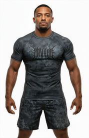 Savage Black Knight Crystal Dyed Rashguard