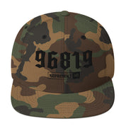 Kalihi 96819 Green Camo hat — Printful front_large