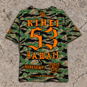 Kihei 53 Short-Sleeve Jersey Camo Orange — Back flat lay