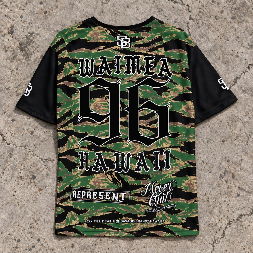 Waimea 96 Short-Sleeve Jersey Camo - Back