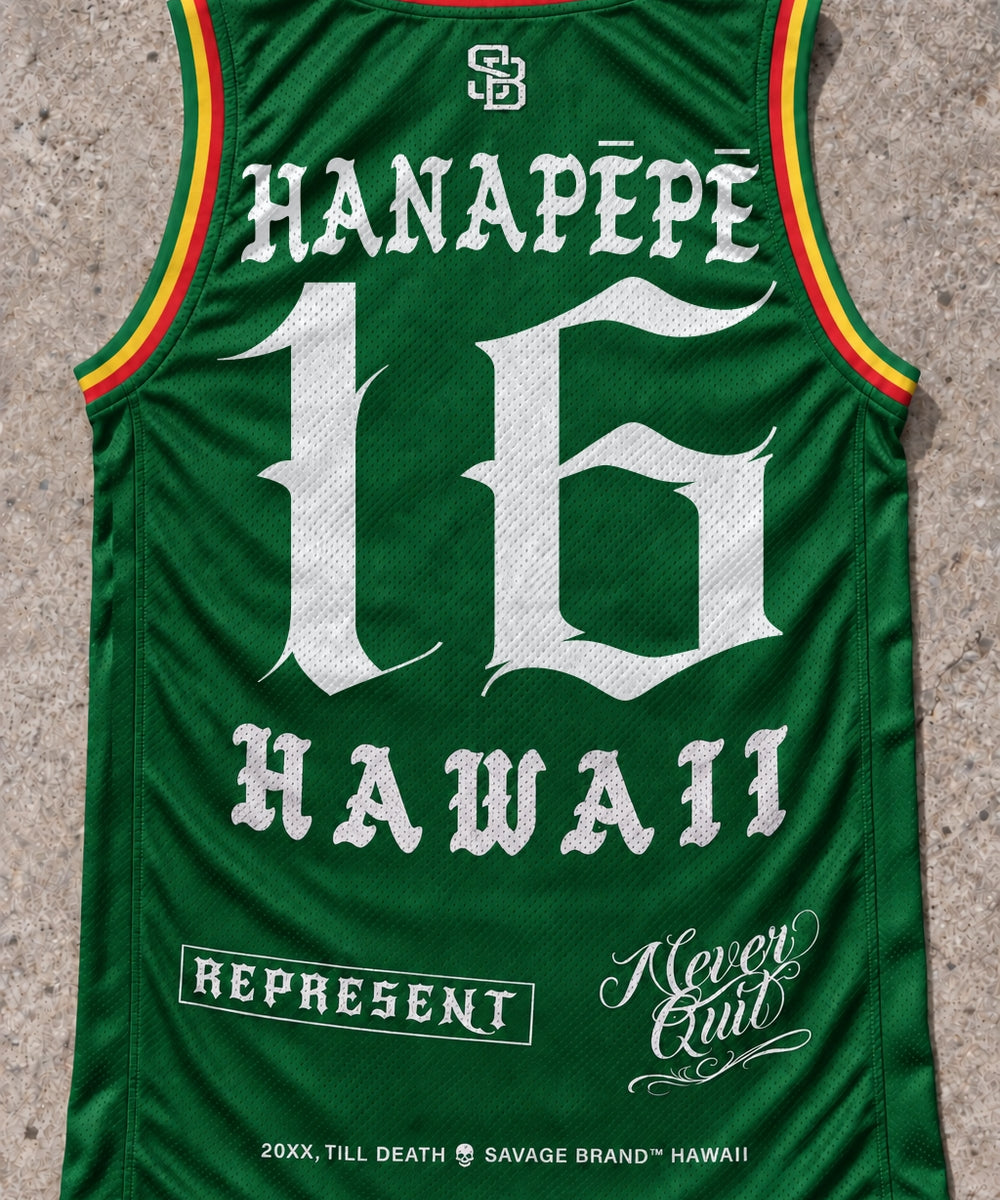 Hanapepe 16 Jersey Tank Rasta - Back