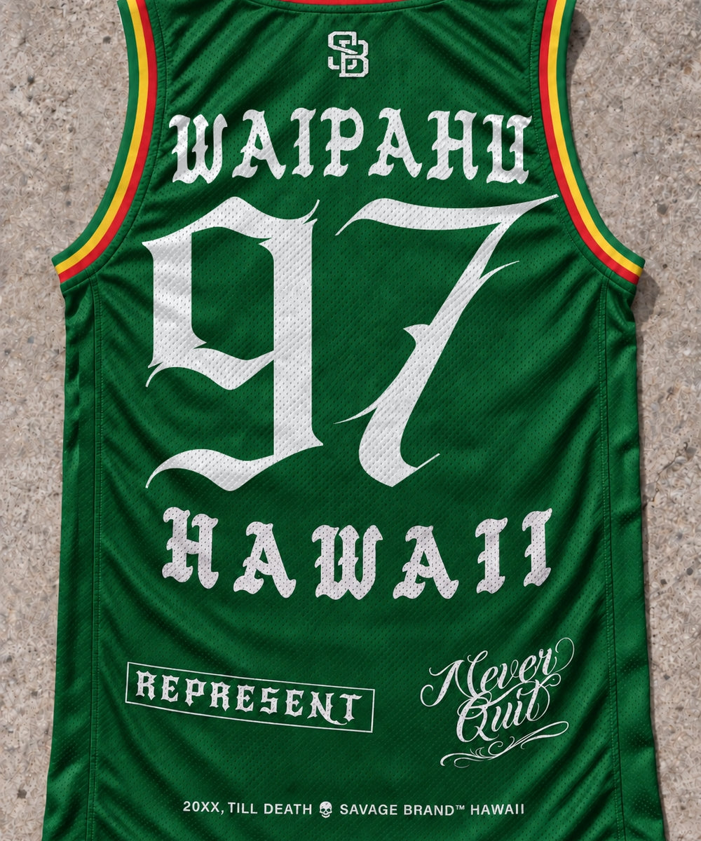 Waipahu 97 Jersey Tank Rasta - Back