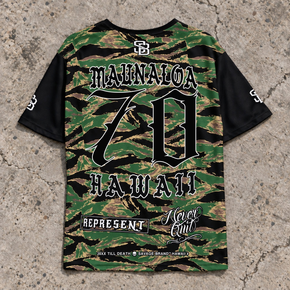 Maunaloa 70 Short-Sleeve Jersey Camo - Back