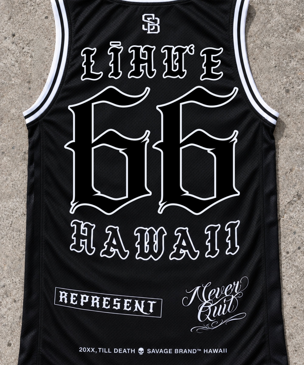 Lihue 66 Jersey Tank Black - Back