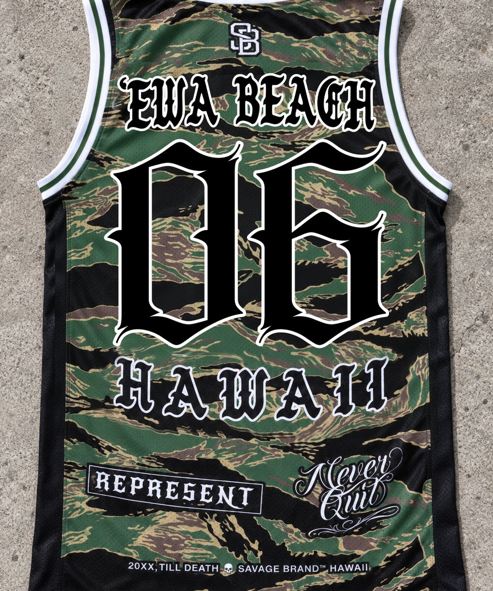 Ewa Beach 06 Jersey Tank Camo - Back