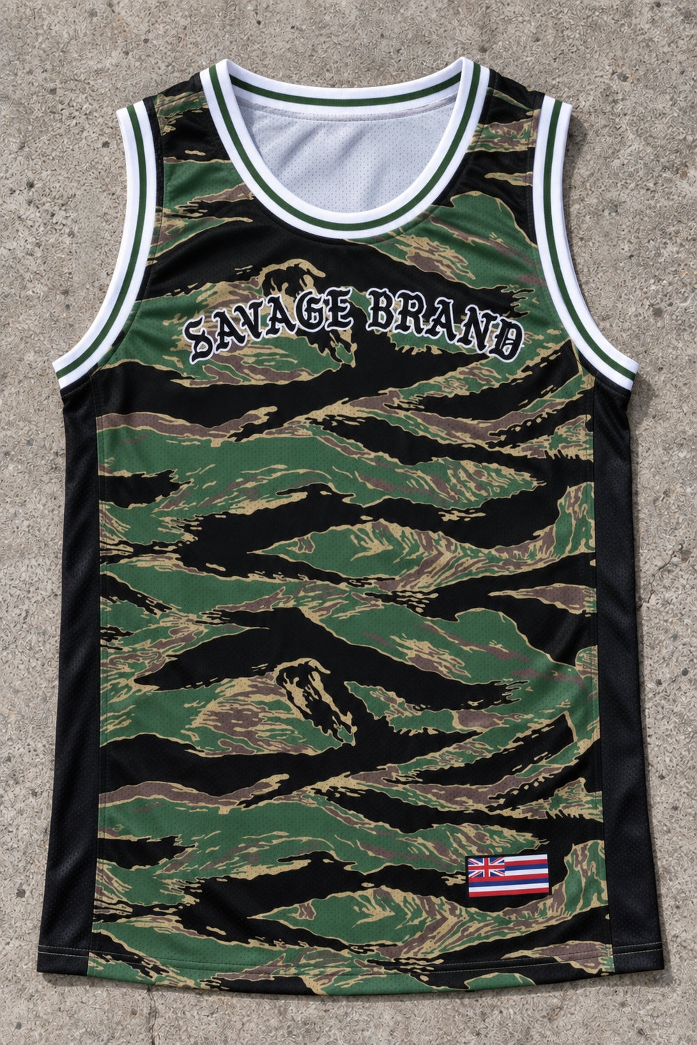 Hilo 20 Jersey Tank Camo - Front