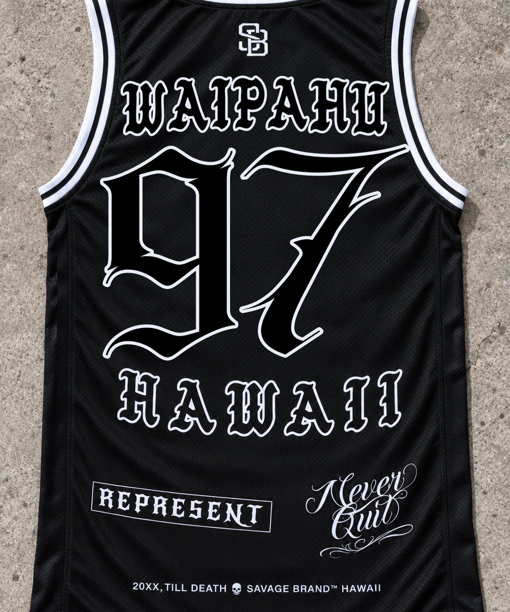 Waipahu 97 Jersey Tank Black - Back