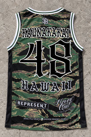 Kaunakakai 48 Jersey Tank Camo - Back