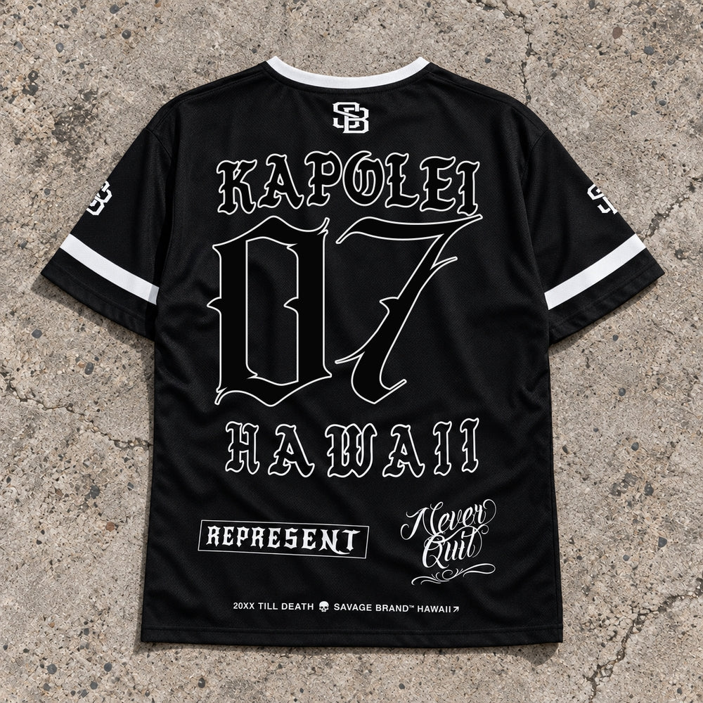 Kapolei 07 Short-Sleeve Jersey Black - Back