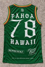 Pahoa 78 Jersey Tank Rasta - Back