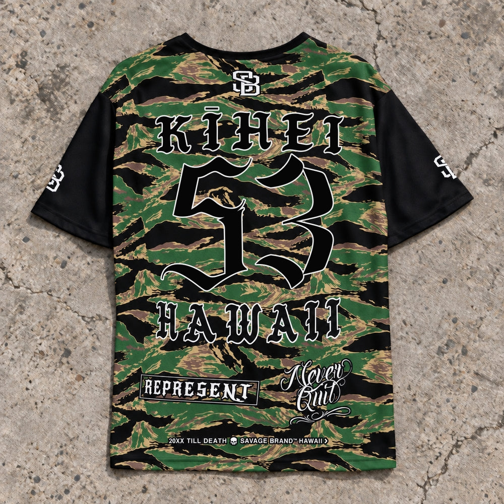 Kihei 53 Short-Sleeve Jersey Camo - Back